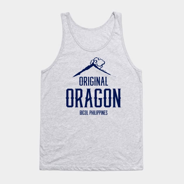 The Original Oragon Bicol Philippines (Blue) Tank Top by pinoytee